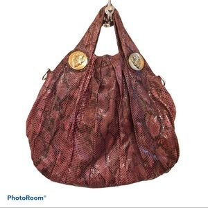 Gucci Purple python bag